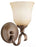 Sea Gull Lighting 41380-829 Wall Sconce, 100W, A19 Incandescent, E26 Base, 6" W x 10-1/2" H, w/ 8-1/4" Extension - Russet Bronze