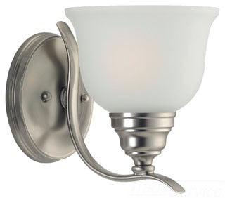 Sea Gull Lighting 44625BLE-962 Wall Sconce, 13W, Compact Fluorescent, GU24, 6-1/2" W x 7-3/4" H, w/ 8-1/4" Extension - Brushed Nickel