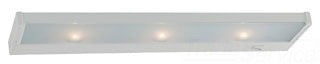 Sea Gull Lighting 98042-15 Xenon Undercabinet Light Fixture, 120V, 35W T4 G9, 3-Lamp, 20" L x 4-5/8" W x 1-1/16" H - White
