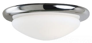 Sea Gull Lighting Ceiling Fan Light Kit, 13W E26 Base Compact Fluorescent, 1-Lamp - Chrome