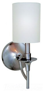 Sea Gull Lighting 41260-962 Wall Sconce, 100W, A19 Incandescent, E26 Base, 5-1/2" W x 14-1/2" H, w/ 7-1/4" Extension - Brushed Nickel