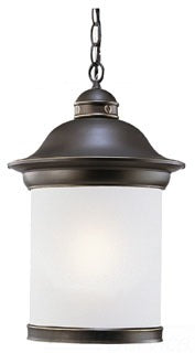 Sea Gull Lighting Ceiling Light, 26W, Compact Fluorescent, GU24, 68-1/2" L x 11" W x 18" H, 1-Lamp Pendant Light Fixture - Antique Bronze