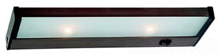 Sea Gull Lighting 98041-787 Xenon Undercabinet Light Fixture, 120V, 35W T4 G9, 2-Lamp, 14" L x 4-5/8" W x 1-1/16" H - Plated Bronze