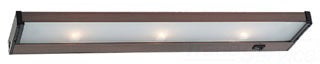 Sea Gull Lighting 98042-787 Xenon Undercabinet Light Fixture, 120V, 35W T4 G9, 3-Lamp, 20" L x 4-5/8" W x 1-1/16" H - Plated Bronze