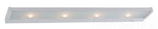 Sea Gull Lighting 98043-15 Xenon Undercabinet Light Fixture, 120V, 35W T4 G9, 4-Lamp, 26" L x 4-5/8" W x 1-1/16" H - White