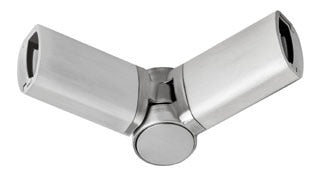Sea Gull Lighting 94847-965 Track Lighting, Conductive Flexible Joiner, Rail Angle Connector - Antique Brushed Nickel