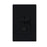 Lutron Dimmer Switch, 450W 3-Way Skylark Magnetic Low Voltage Light Dimmer w/ Preset - Black