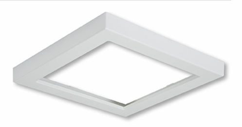 Halo Surface LED Downlight Kit for 4", Square - White  