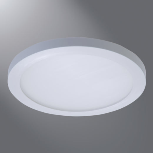 Halo Surface LED Downlight Kit for 6" Round, 120V, 90CRI - 3500K - 600 Lm - White (w/Spring Clip) 