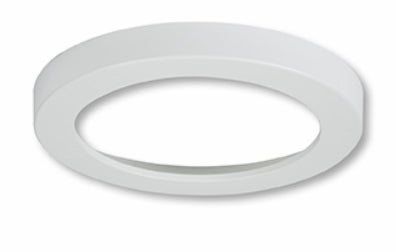 Halo Surface LED Downlight Trim for 6" Round, Paintable - White  