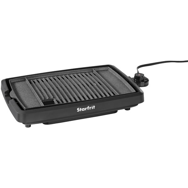 THE ROCK(TM) BY STARFRIT(R) 024414-003-0000 The ROCK by Starfrit(R) Indoor Smokeless Electric BBQ Grill