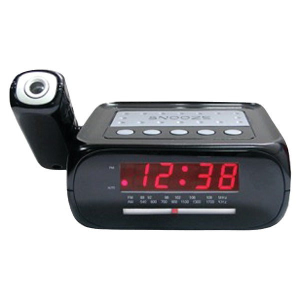 SUPERSONIC(R) SC-371 Supersonic SC-371 Digital Projection Alarm Clock with AM/FM Radio