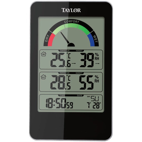 TAYLOR(R) PRECISION PRODUCTS 1732 Taylor Precision Products 1732 Indoor Digital Comfort Level Station with Hydrometer