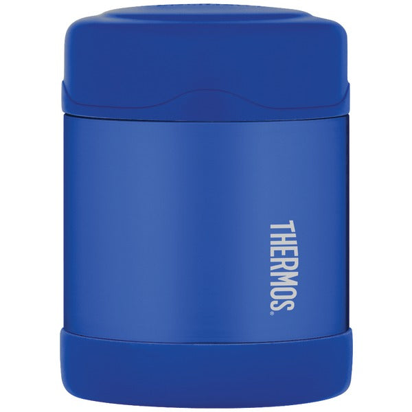 THERMOS(R) F30019BL6 Thermos F30019BL6 10-Ounce Stainless Steel Vacuum-Insulated Food Jar (Blue)