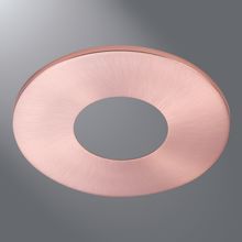Halo LED Downlight Trim, 2" Round Open Pinhole ML4 Trim, Brushed Copper Flange