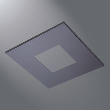 Halo LED Downlight Trim, 2" Square Open Pinhole ML4 Trim, German Bronze Flange