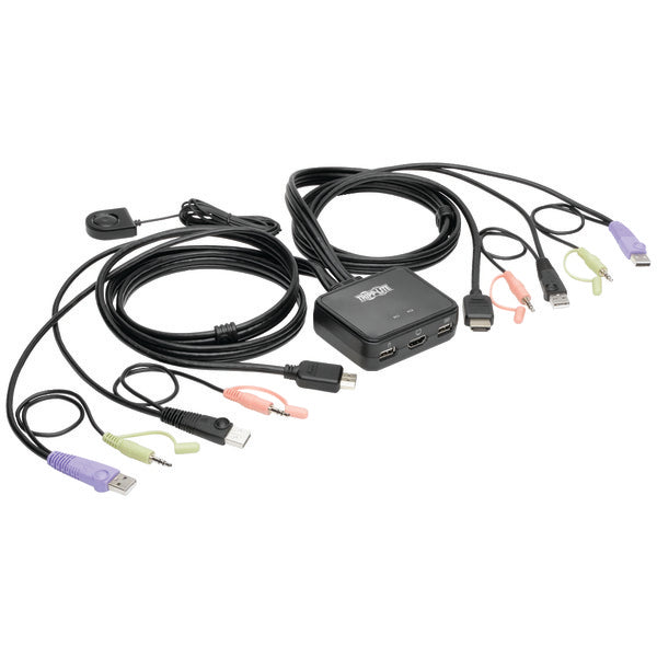 TRIPP LITE(R) B032-HUA2 Tripp Lite B032-HUA2 2-Port USB/HD Cable KVM Switch