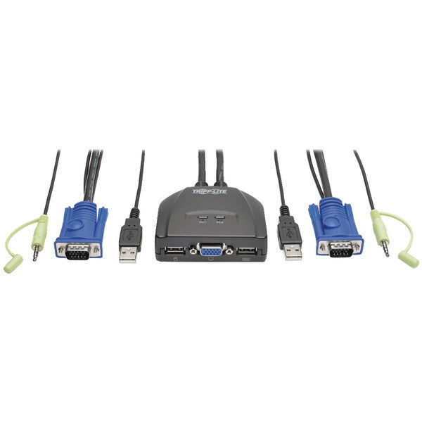 TRIPP LITE(R) B032-VUA2 Tripp Lite B032-VUA2 2-Port USB/VGA Cable KVM Switch