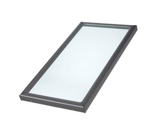 VELUX Skylight, 22 1/2" W x 46 1/2" H Fixed Curb-Mount w/ White Laminated Glass