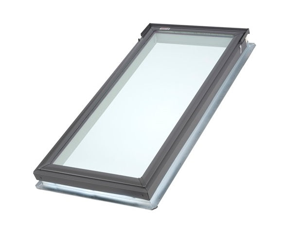 VELUX Skylight, 23 1/4" W x 46 1/4" H Fixed Deck-Mount w/ Impact Glass
