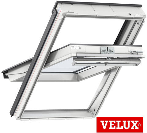 VELUX Skylight, 37-5/8" x 63-1/2" Air-Venting Center-Pivot Roof Window w/ Safety Glass