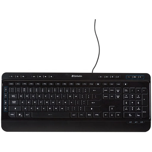 VERBATIM(R) 99789 Illuminated Wired Keyboard