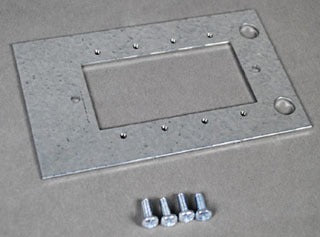Wiremold CRFB-MAAP-4 Floor Box, (4) Extron Electronics MAAP, 5-7/32 Inch H Device Plate