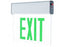 Westgate Mfg. XE-1GCW-EM LED Exit Sign, Edgelit w/Battery Backup, Single Face Clear White Faceplate - Green Letters