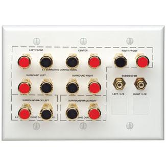 Leviton Home Theater Wall Plate 3g       