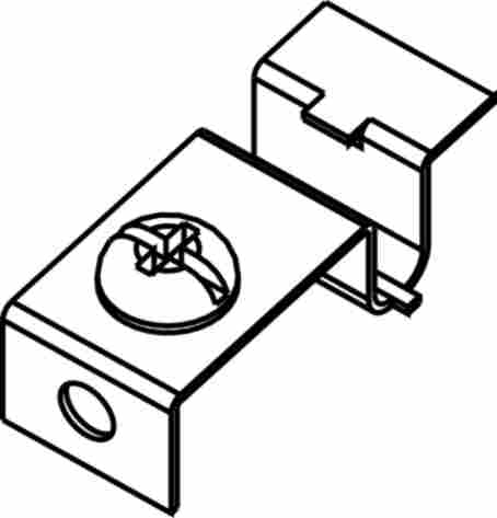Orbit BHT-C Electric Box Clip & Screw for T-Bar Brackets