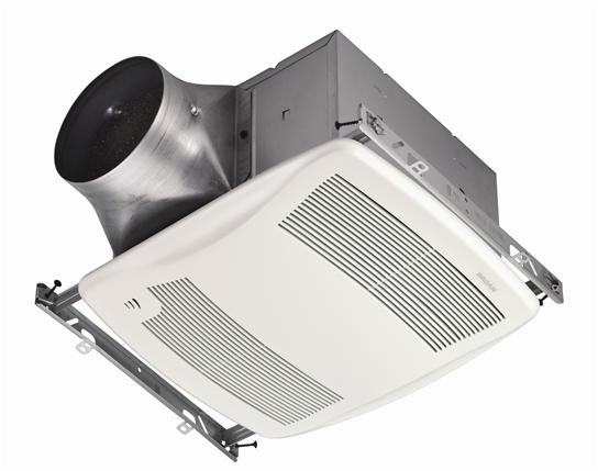 Broan Bathroom Fan, 110 CFM Dual Speed ULTRA GREEN X2 Series w/Humidity Sensor & Energy Star Rated - for 6" Duct