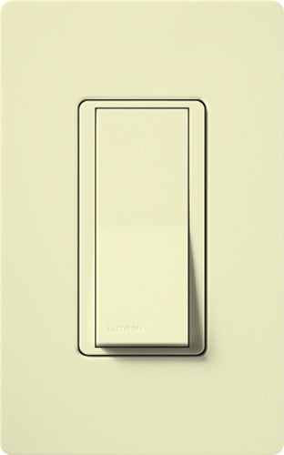 Lutron Light Switch, Single-Pole Claro Decorator Rocker Switch - Almond