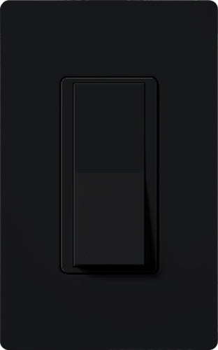 Lutron Light Switch, Single-Pole Claro Decorator Rocker Switch - Black