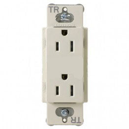 Lutron Electrical Outlet, 15A Claro Tamper Resistant Receptacle - Ivory