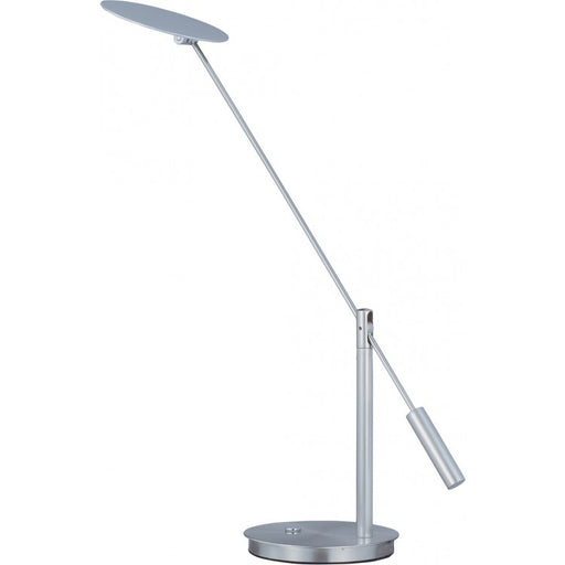 ET2 Contemporary Lighting E41008-SN LED Table Lamp, Eco-Task - 225 Lumens - Satin Nickel