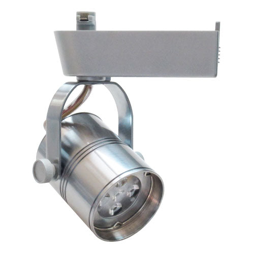 Elco Lighting LED Track Light, Adjustable Cylinder Head Fixture, 10W 3000K Dimmable - 700 Lumens - Nickel