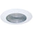 Elco Lighting Recessed Lighting Trim, 6" Line Voltage Reflector Shower Trim - White Lexan Trim with Fresnel Lens
