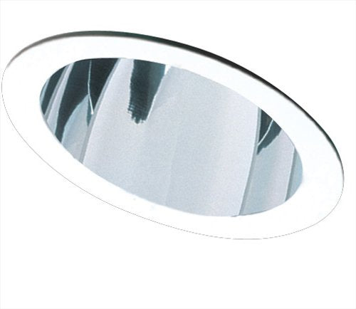 Elco Lighting Recessed Lighting Trim, 6" Line Voltage Trim with Sloped Reflector - Clear