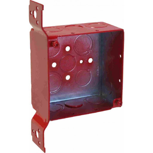 Orbit FA-4SDB-MKO-FB Fire Alarm Box, 2 1/8" Deep w/MKO Knockouts & FB Bracket - 4" Square
