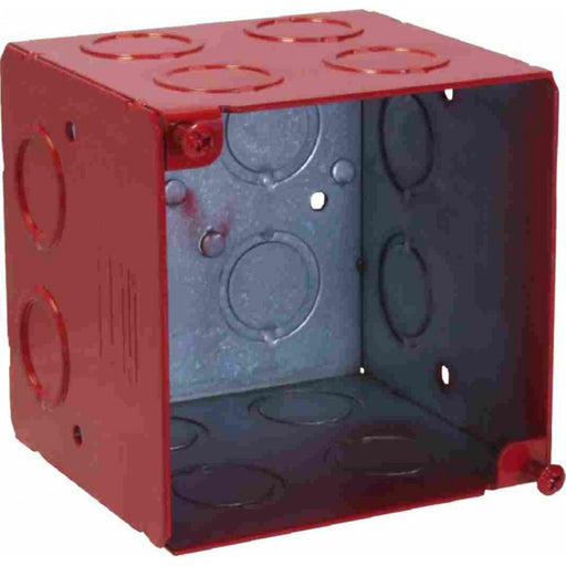 Orbit FA-4SEDB-CKO Fire Alarm Box, 3 1/2" Deep w/CKO Knockouts - 4" Square