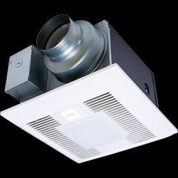 Panasonic FV-05-11VKL1 Bathroom Fan, WhisperGreen Select Pick-A-Flow Speed 50, 80, or 110 CFM w/LED Light - 4" or 6" Duct