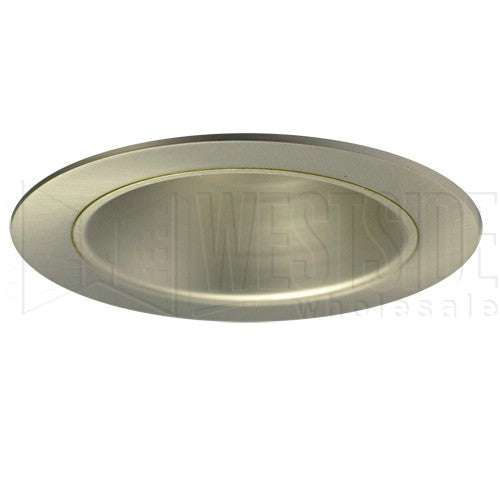 Halo Recessed Lighting Trim, 3" 35 Degree Tilt Adjustable Reflector Trim - Satin Nickel 