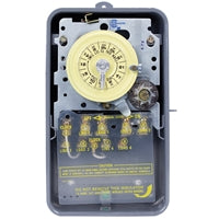 Intermatic T1475BR Timer Switch, 480V 24 Hr. SPDT w/Skipper In NEMA 1 - Separate Clock Motor & Circuit Terminals