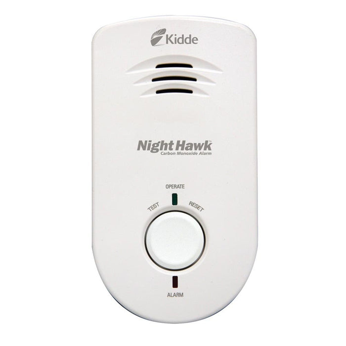 Kidde Carbon Monoxide Detector, 120VAC Plug-In Nighthawk w/9V Back-Up Battery (21007329) - 6 Pack
