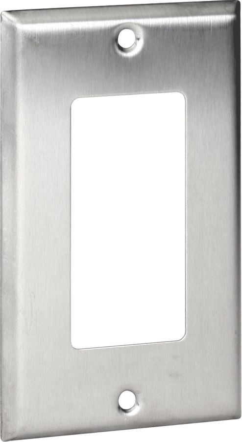 Orbit OS26 Electric Wall Plate, Decorator 1-Gang - Stainless Steel