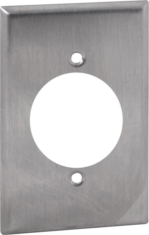 Orbit OS705 Electric Wall Plate, 1.6" Round 30A 1-Gang - Stainless Steel
