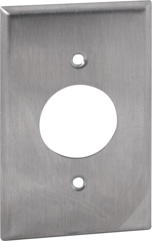 Orbit OS7 Electric Wall Plate, 1.406" Round 15A 1-Gang - Stainless Steel