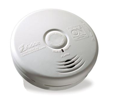 Kidde Carbon Monoxide & Smoke Detector, 10-Year Worry-Free DC Sealed Lithium Battery Powered for Kitchen (21010071)
