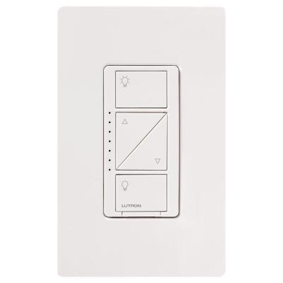Lutron Dimmer Switch, Caséta Wireless 600W Single Pole Incandescent/150W CFL or LED - White