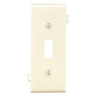 Leviton Sectional Wall Plate, Toggle, Center Section, Nylon, Ivory     